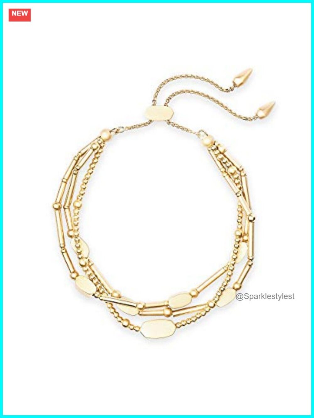 Kendra Scott Chantal Beaded Bracelet for Women, 9 inch, Everyday Layering